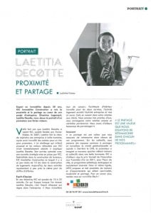 Portrait de Laetitia Decotte, directrice logement chez KIC